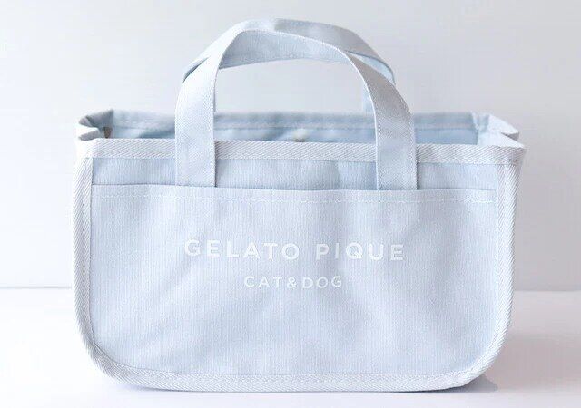 『GELATO PIQUE CAT＆DOG OFFICIAL BOOK STORAGE TOTE BAG VER．clear package』