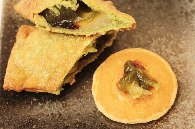 抹茶黒蜜わらびもちパイ