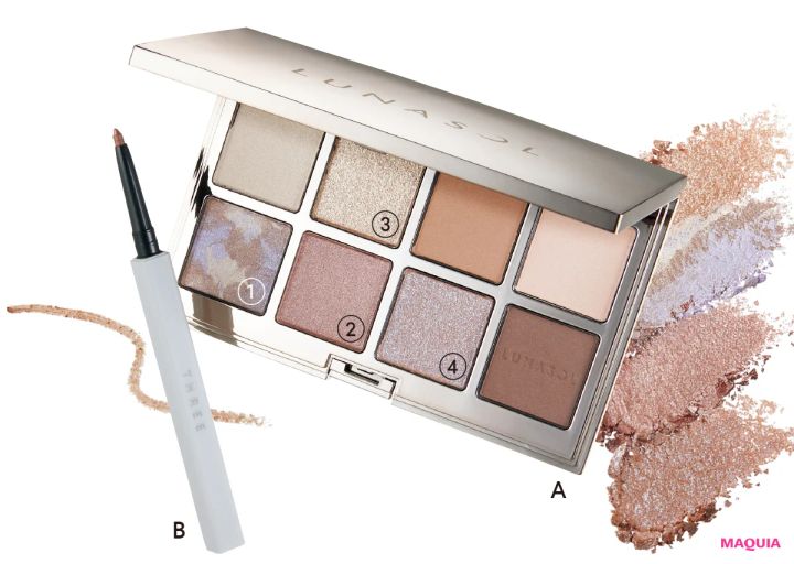 アイメイクでハリ肌印象へ！ 林 由香里さんが提案する、肌印象まで操作する春色アイレシピ_4