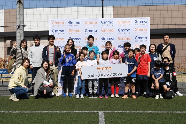 エマ・スリープのイベントに参加した岩渕真奈、なでしこジャパンに向けて「いい準備を」