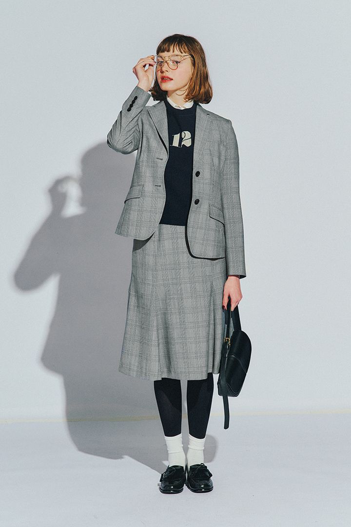 パリジェンヌのモノトーン調オシャレセットアップコーデ【本日のFUDGE GIRL-3月20日】