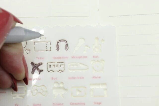 セリアのデザインテンプレート スケジュールの使い方