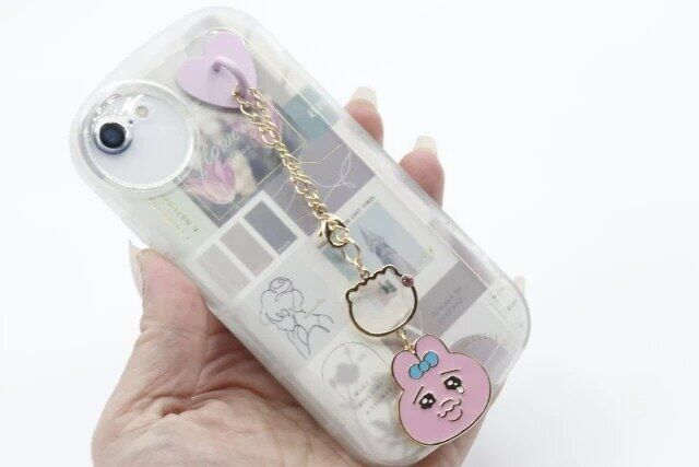 セリアのキーリングホルダー ハートのデザイン