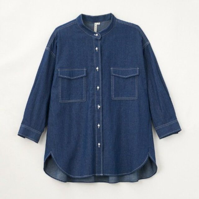 しまむらのデニムシャツ