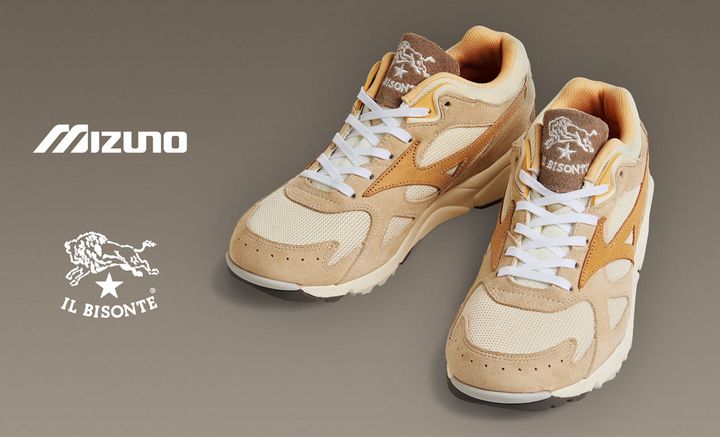 ミズノと「IL BISONTE」のコラボスニーカーがおしゃれ！MIZUNOのレプリカユニに“コーデしたい”注目の一足