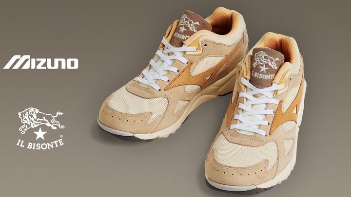 ミズノと「IL BISONTE」のコラボスニーカーがおしゃれ！MIZUNOのレプリカユニに“コーデしたい”注目の一足