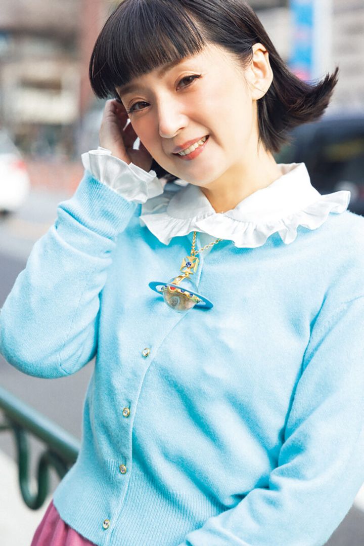 千秋 ファッション お気に入りのネックレス ヴィヴィアン・ウエストウッドのオーブ