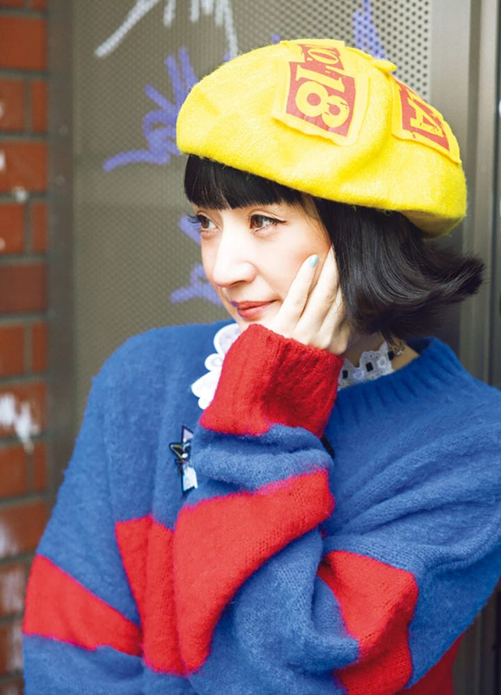 千秋 ファッション お気に入りのベレー帽