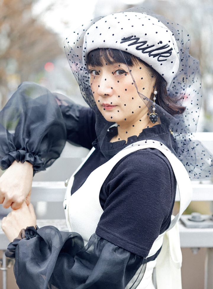 千秋 ファッション お気に入りのベレー帽 MILK