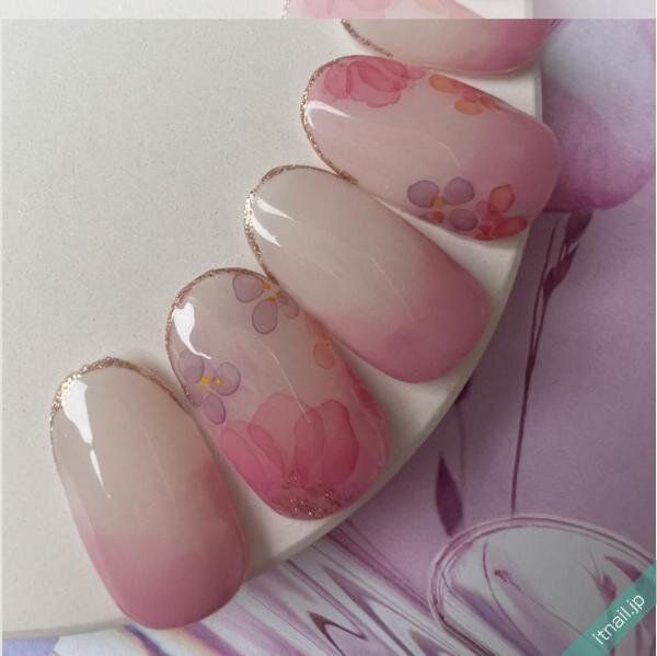 Nail fleurが投稿したネイルデザイン [photoid:I0128011] via Itnail Design (730297)