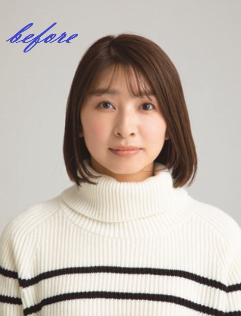 40代のヘアアレンジ ボブのねじりハーフアップ フォーマルシーンにも使える