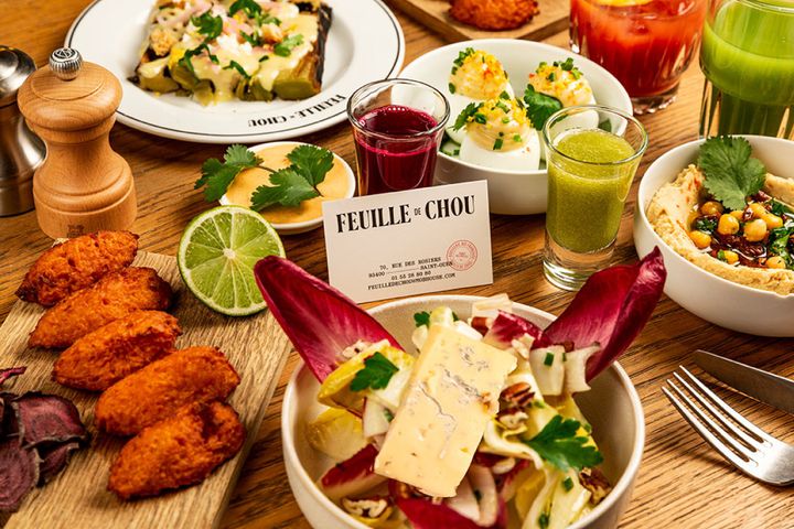 レストラン「フゥイユ・ド・シュウ」