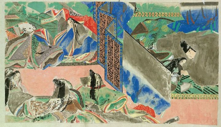 世尊寺伊房詞書ほか「源氏物語絵巻」