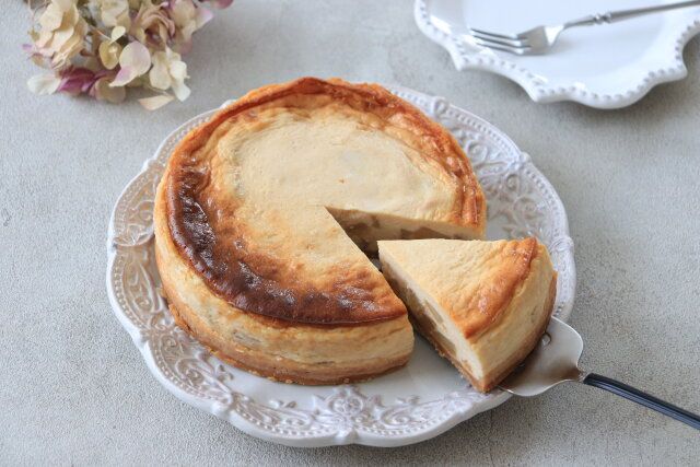 りんごのベイクドチーズ風ヨーグルトケーキ レシピ