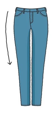 テーパード画像