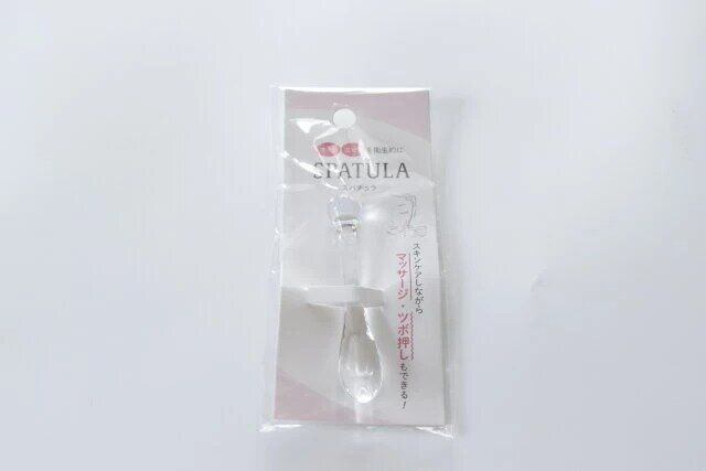 スパチュラ ツボ押しボール付き クリアの商品情報