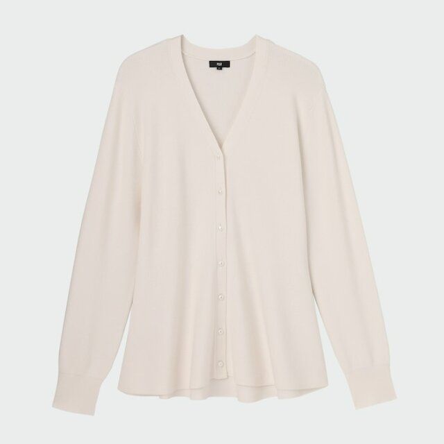 プラステの春カーディガン