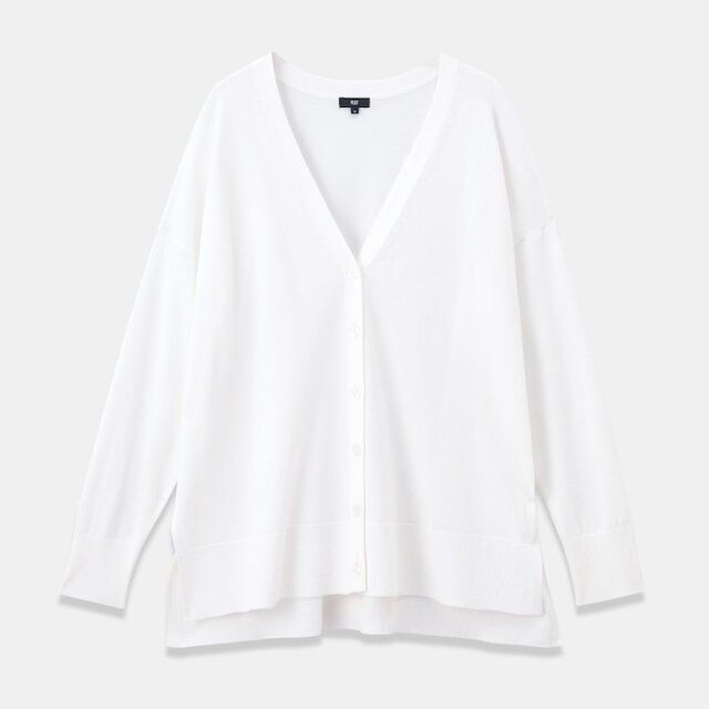 プラステの春カーディガン