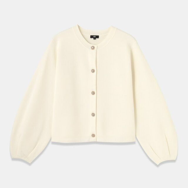 プラステの春カーディガン