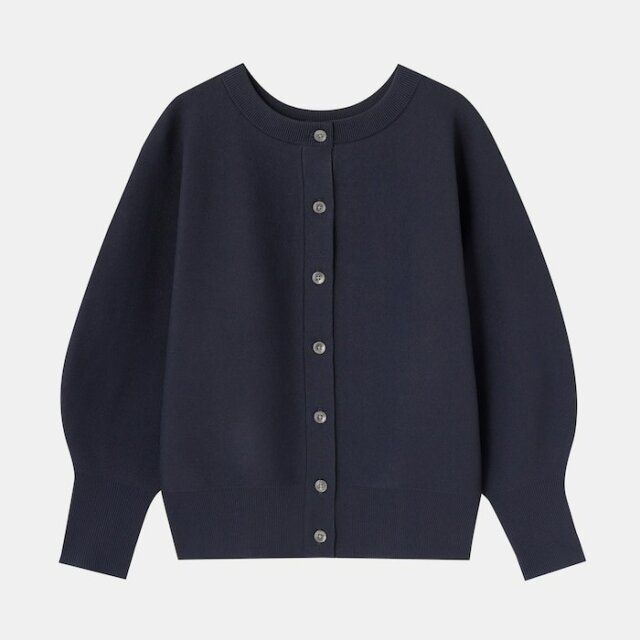 プラステの春カーディガン