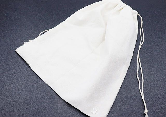 アレンジしたセリアの装飾ベース 巾着 35×30cm