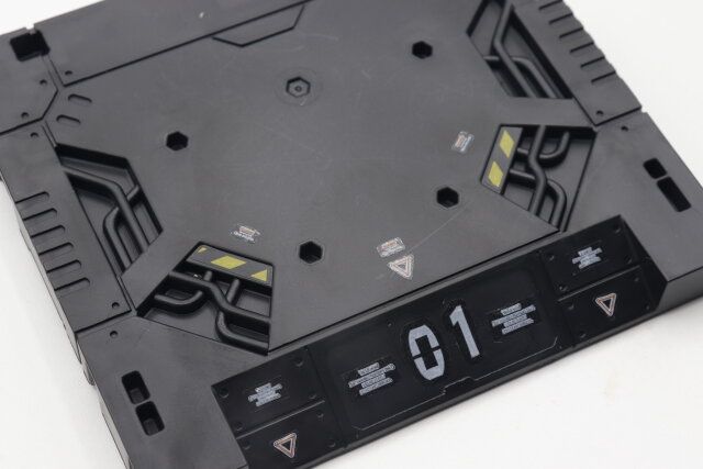 セリアのミニチュアベース用 カスタマイズシールでカスタマイズしたミニチュアベース