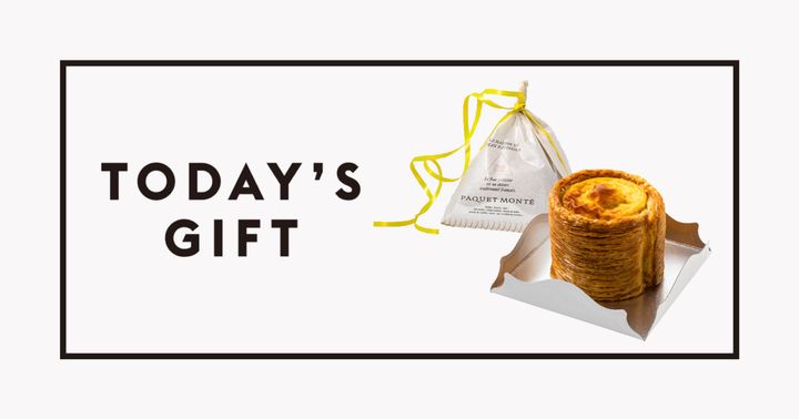 〈PAQUET MONTÉ〉のフラン・パティシエ