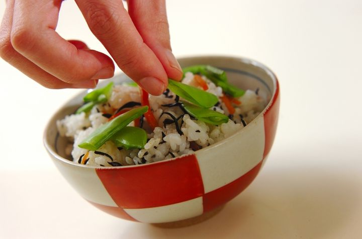 ヒジキの混ぜ寿司の作り方3