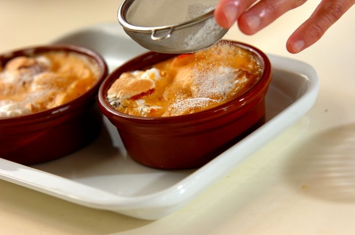 イチゴ焼きプリンの作り方3