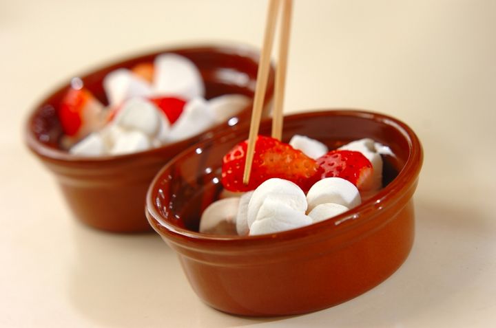 イチゴ焼きプリンの作り方2