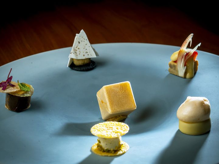 新富町『オルタンシア』の「冷製フォアグラのヴァリエーション 伝統食材 フランスからの贈り物」