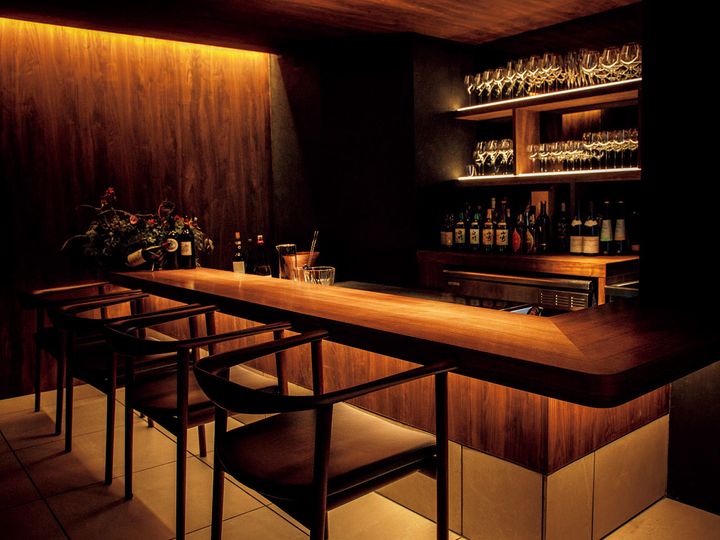 泉岳寺『Restaurant Karyon』の内観