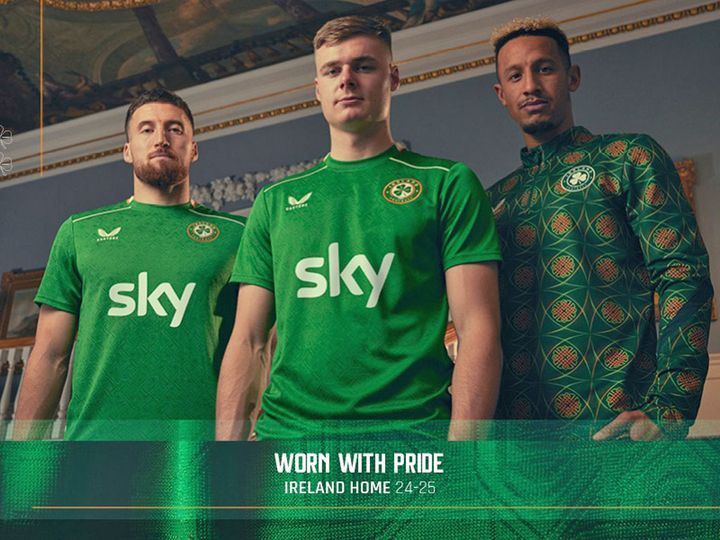 アイルランド代表が2024新ユニフォームを発表！「戦士の盾」の結び目模様を描く“鉄壁デザイン”