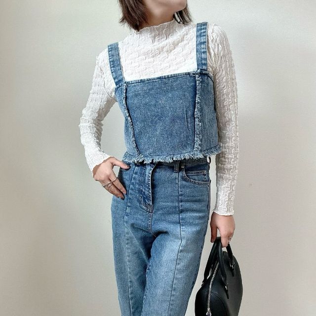 しまむらのビスチェ＋POを着用したコーデ