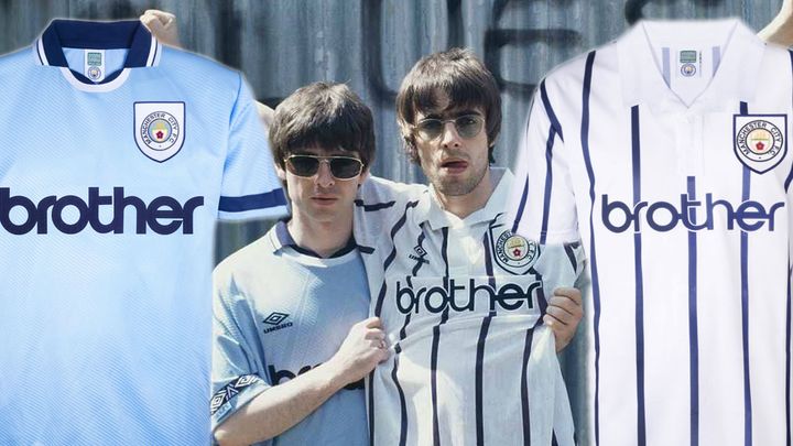 『オアシス』30周年記念盤にはコレ！マンチェスター・シティ、“リアタイ気分”の90年代レトロユニフォーム