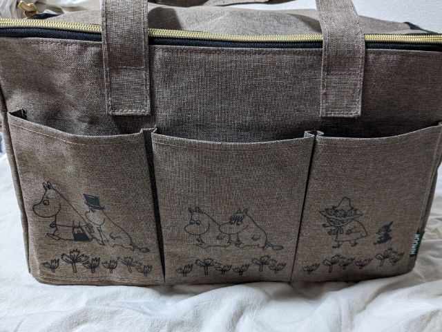 MOOMIN 家でも外でも使える BIGなピクニックバッグ