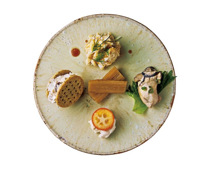 武蔵小山〈めしや チュウニカイ〉の「前菜盛り合わせ5種」