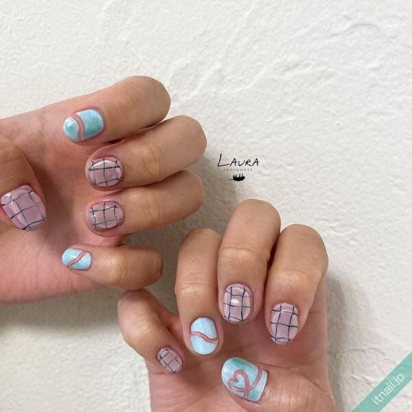 LAURA POMPONNEEが投稿したネイルデザイン [photoid:I0128862] via Itnail Design (730478)