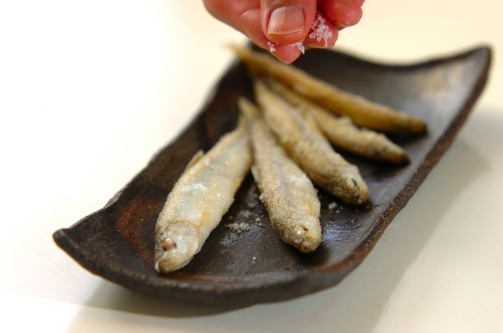 ワカサギの唐揚げの作り方3