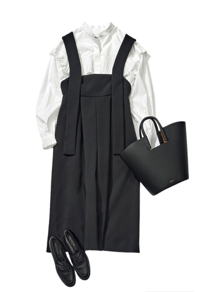 嫌な気持ちを切り替える、白と黒のモノトーンコーデ
