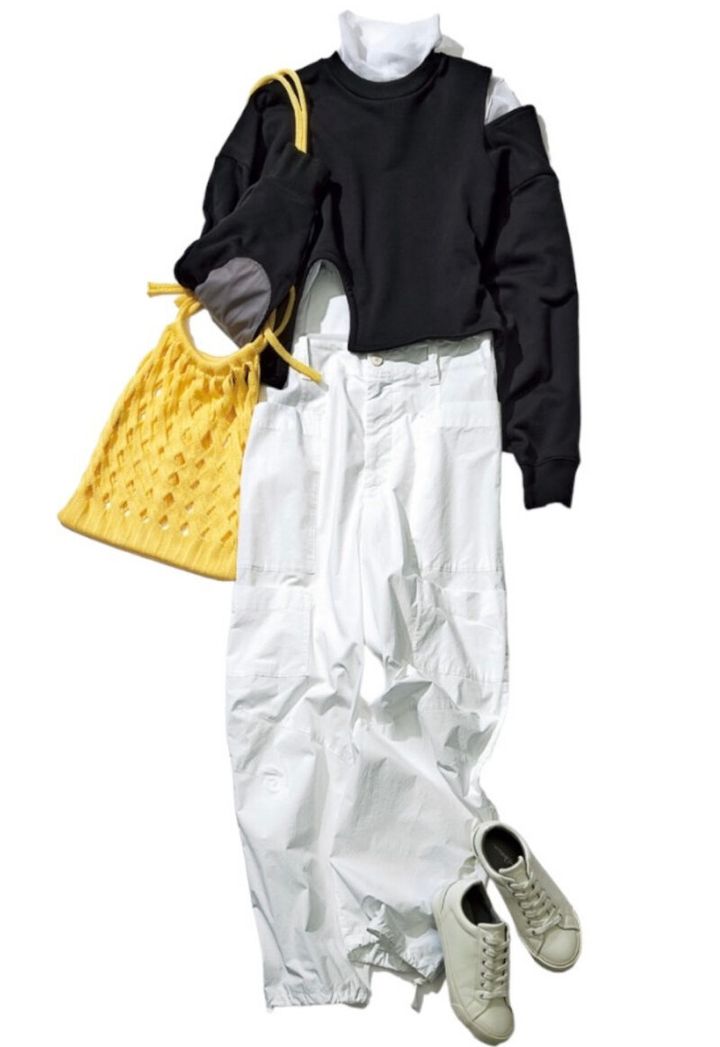 気分転換に効果的なモノトーンコーデ