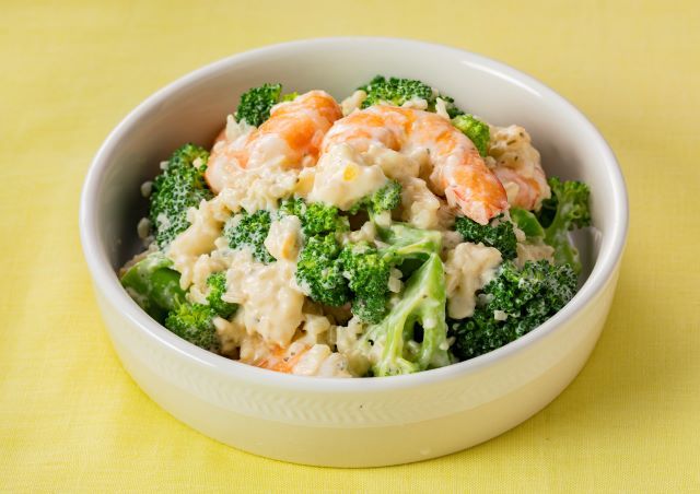 エビとブロッコリーのレモタルサラダ