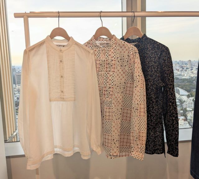 イネス「シアーサッカーブラウス1」