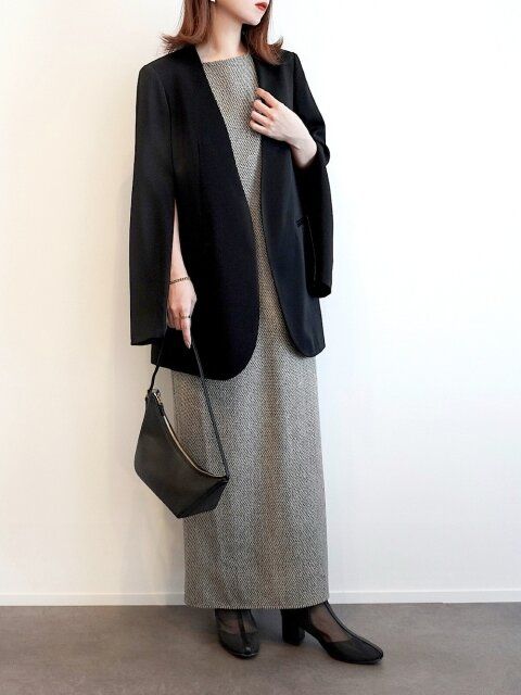 春のモノトーンコーデ