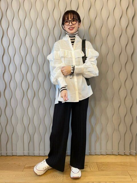 春のモノトーンコーデ