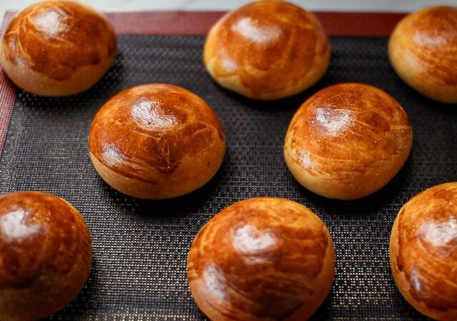 セムラ レシピ パン生地を焼く