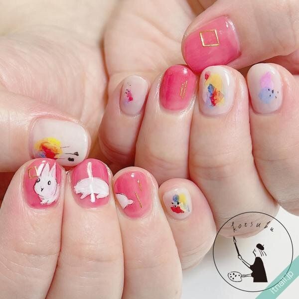 小粒nailが投稿したネイルデザイン [photoid:I0123447] via Itnail Design (730328)