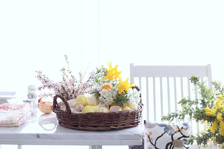 イースターのアレンジ