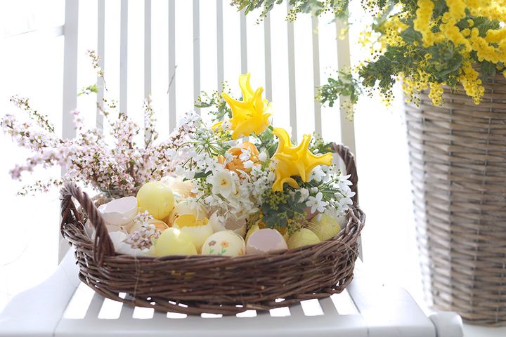 イースターのアレンジ