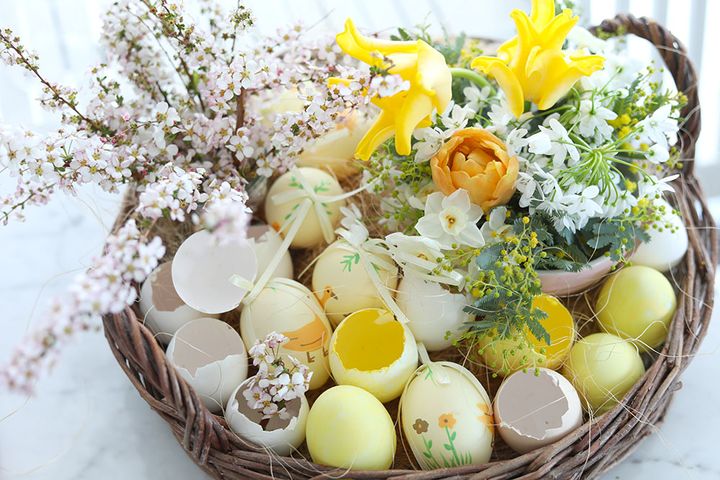 イースターのアレンジ
